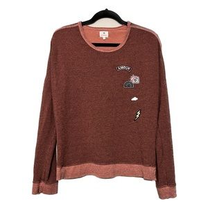 Sundry Cross Back Sweatshirt